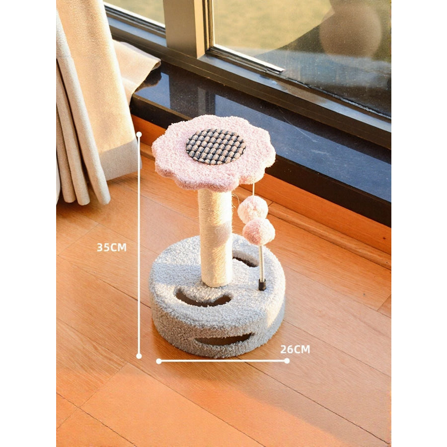 Cat Scratching Posts with Dangling Balls Apparel and Accessories