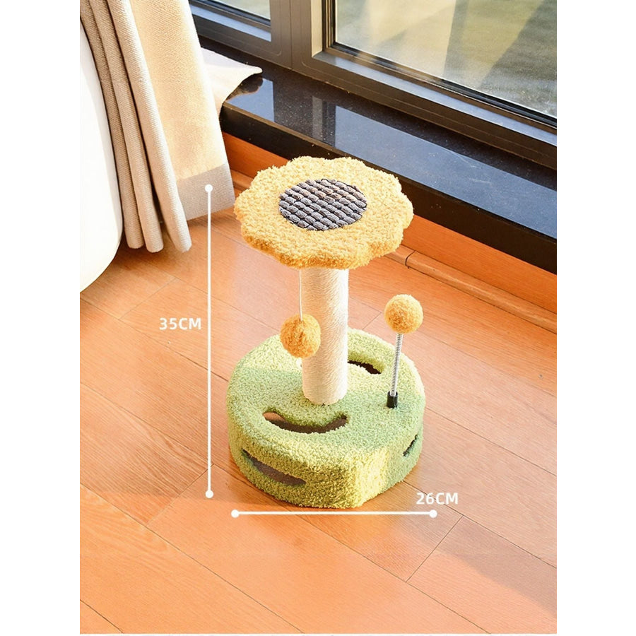 Cat Scratching Posts with Dangling Balls Apparel and Accessories