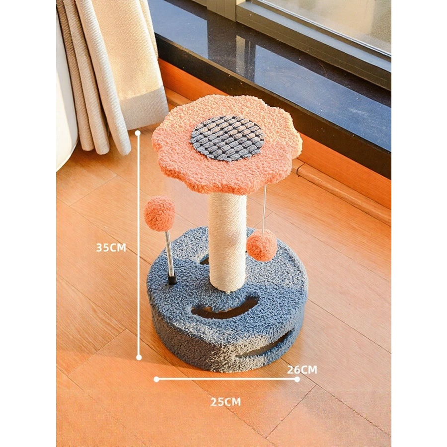 Cat Scratching Posts with Dangling Balls Powder + Light Blue / ONESIZE Apparel and Accessories