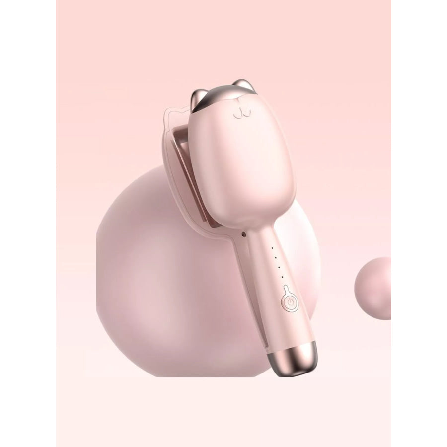 Cat Shaped Heated Curling Iron Pale Blush / European plug Apparel and Accessories