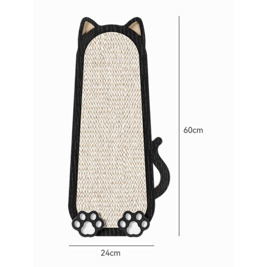Cat-Shaped Scratching Post Apparel and Accessories