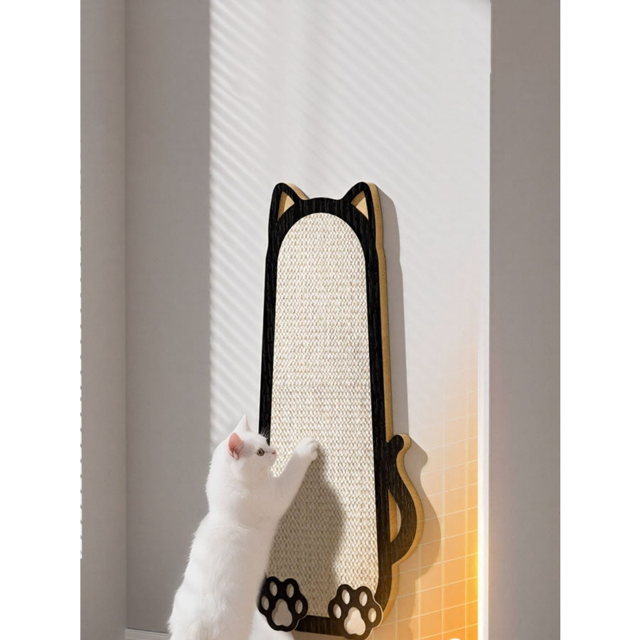 Cat-Shaped Scratching Post Apparel and Accessories