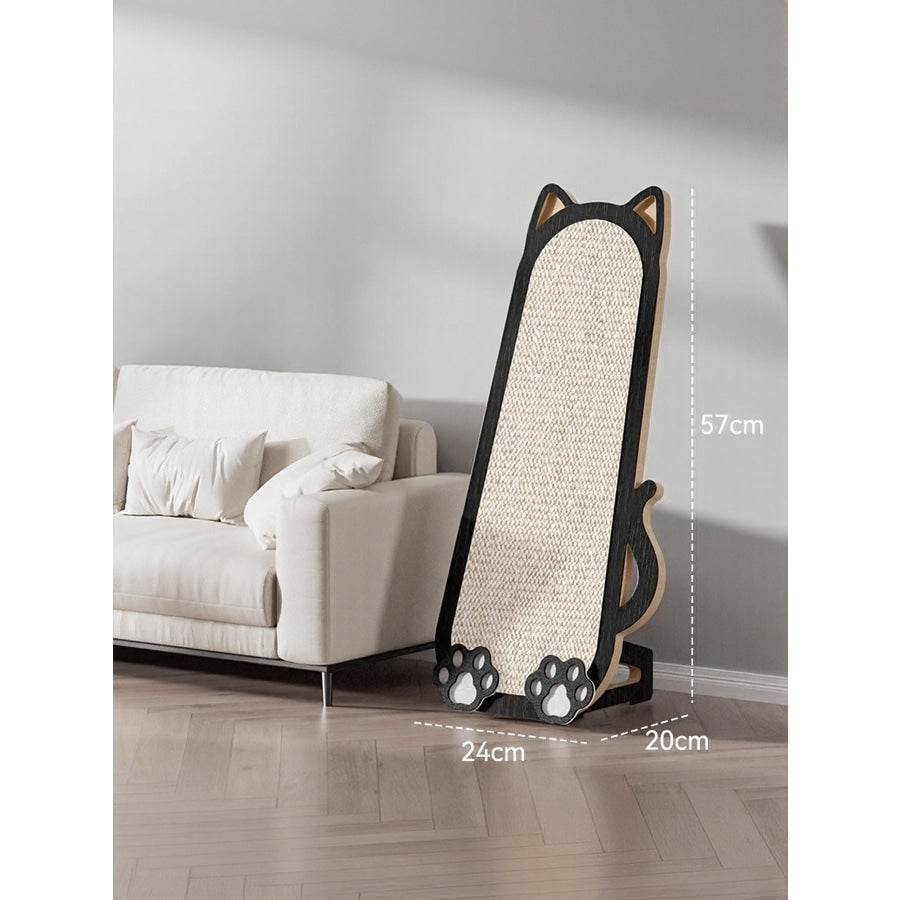 Cat-Shaped Scratching Post Style 2 / One Size Apparel and Accessories