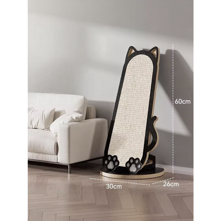 Cat-Shaped Scratching Post Style 3 / One Size Apparel and Accessories