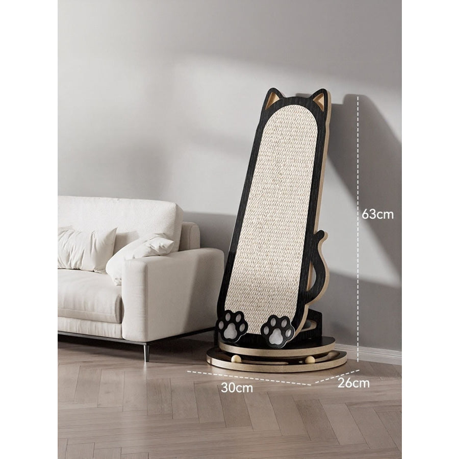 Cat-Shaped Scratching Post Style 4 / One Size Apparel and Accessories
