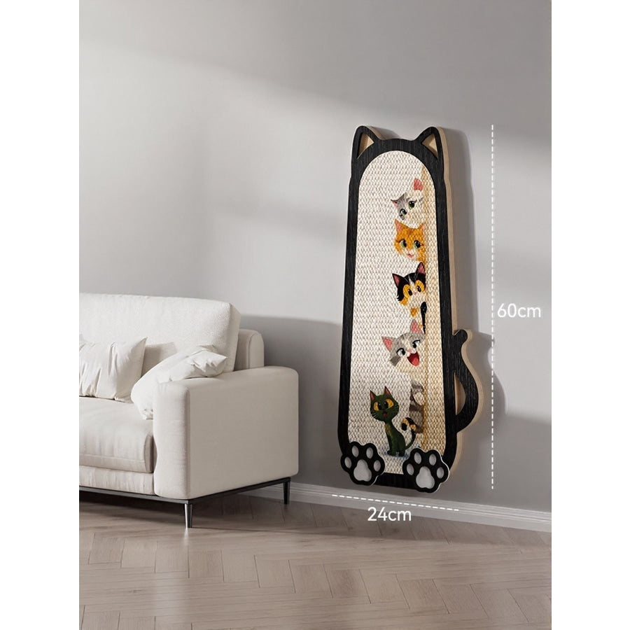 Cat-Shaped Scratching Post Style 5 / One Size Apparel and Accessories