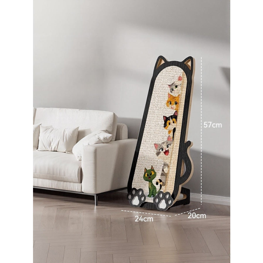 Cat-Shaped Scratching Post Style 6 / One Size Apparel and Accessories