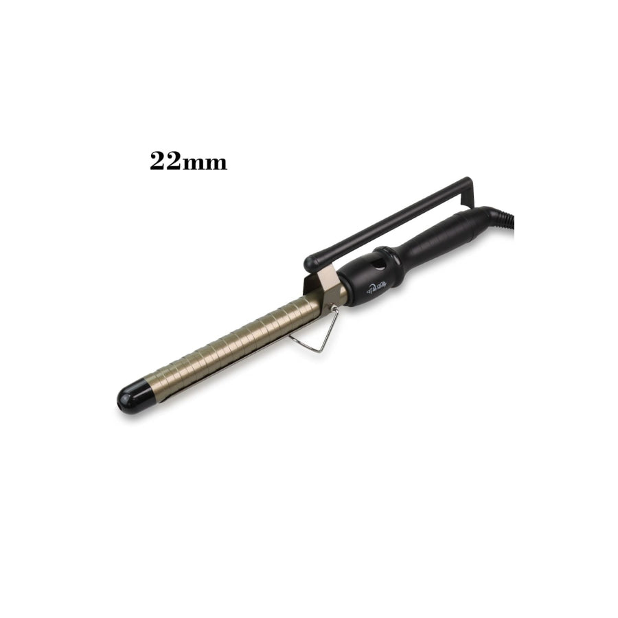 Ceramic Coating Barrel Curling Iron 22mm curling iron / North American plug Apparel and Accessories