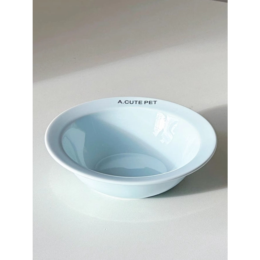 Ceramic Pet Bowl Pastel Blue / ONESIZE Apparel and Accessories