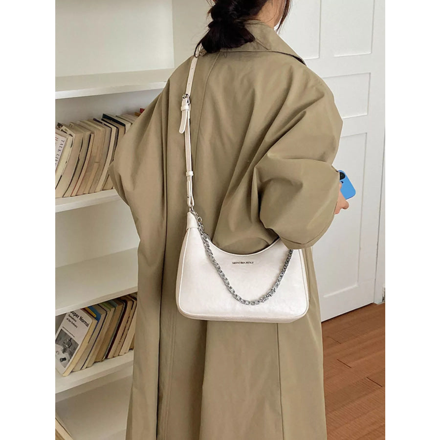 Chain Detail Shoulder Bag Apparel and Accessories