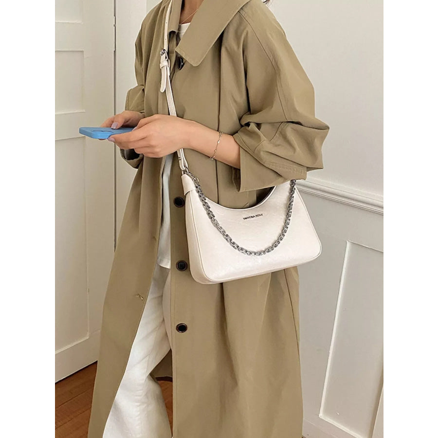 Chain Detail Shoulder Bag Apparel and Accessories