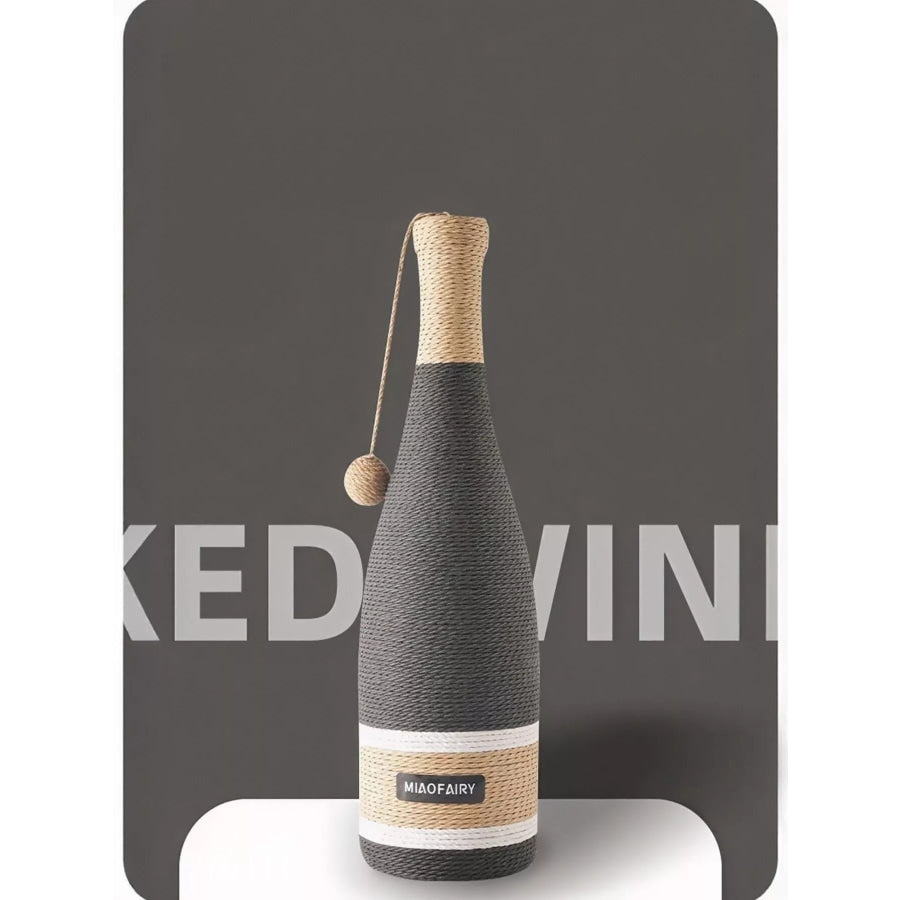 Champagne Bottle Style Cat Scratching Posts Apparel and Accessories