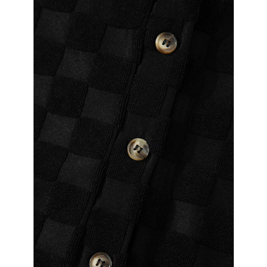Checkered Sleeveless Wide Leg Jumpsuit Apparel and Accessories