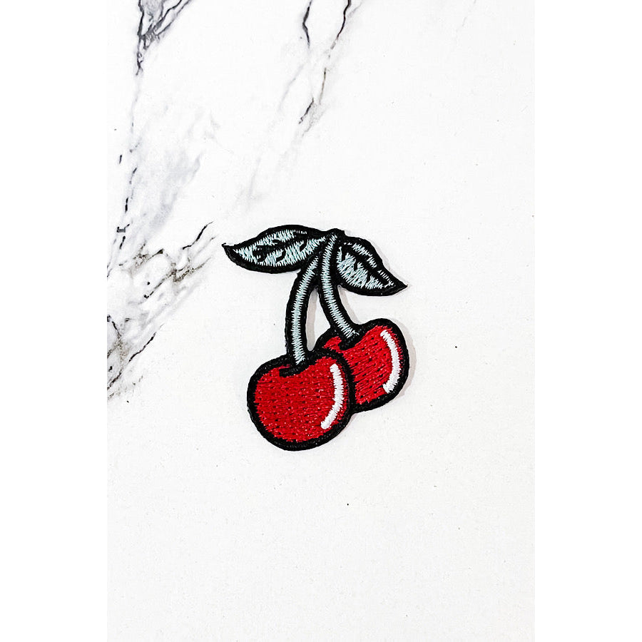 Cherries Embroidered Patch WS 600 Accessories