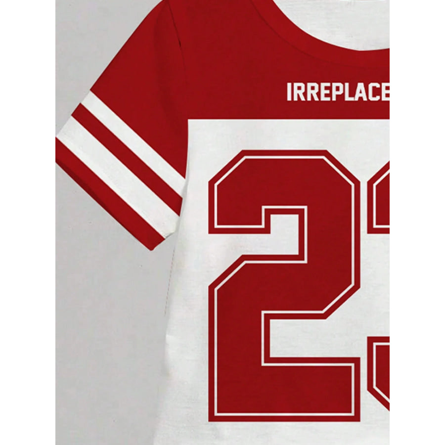 Children’s 23 Number Graphic Tee and Shorts Set Apparel Accessories