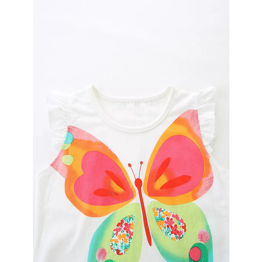 Children’s 3-Piece Graphic Ruffled Top Apparel and Accessories