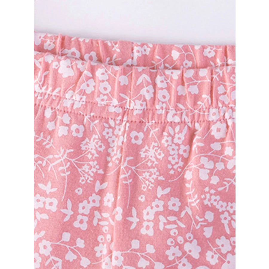 Children’s Adorable Bunny Graphic Sweatshirt and Leggings Set Apparel and Accessories