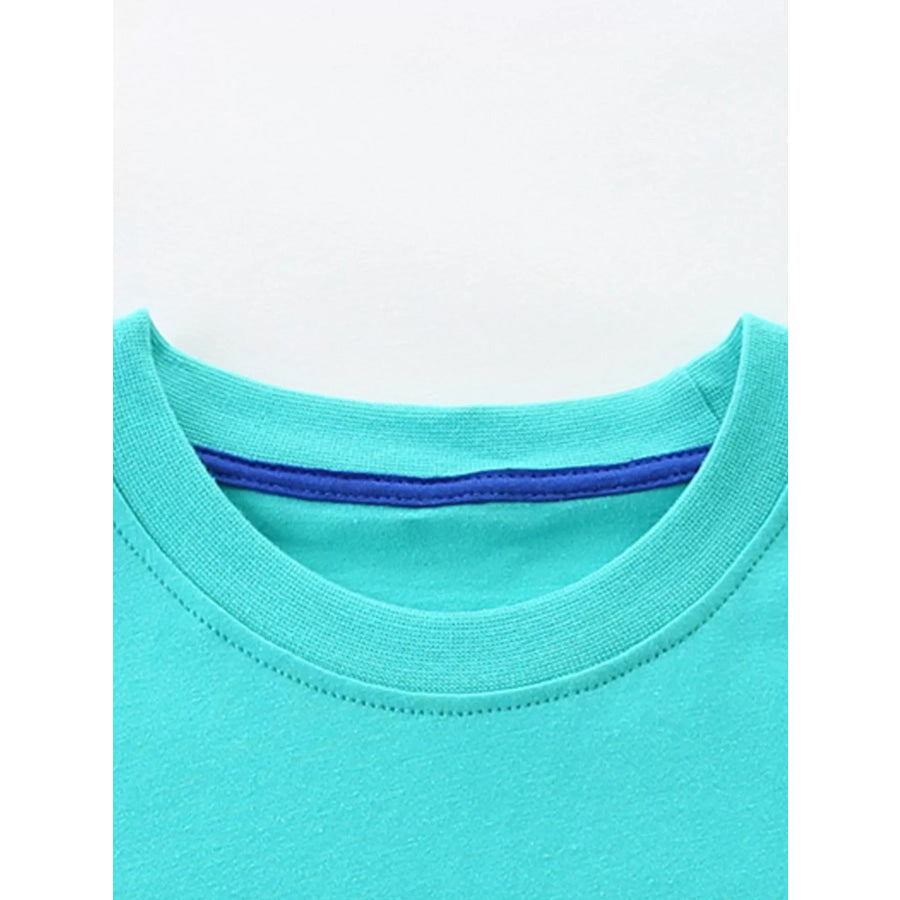 Children’s Animal Graphic Crew Neck T-Shirt Apparel and Accessories