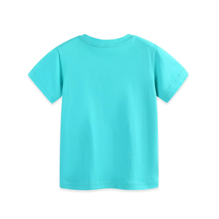 Children’s Animal Graphic Crew Neck T-Shirt Apparel and Accessories