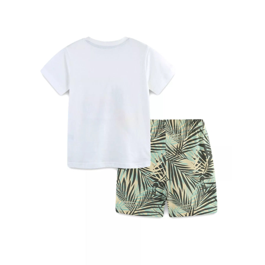 Children’s Animal Graphic Tee and Shorts Set Apparel and Accessories