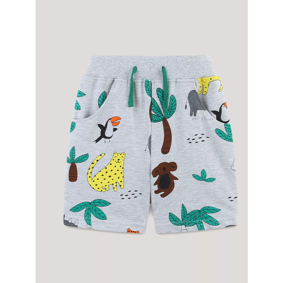 Children’s Animal Print Casual Shorts Apparel and Accessories
