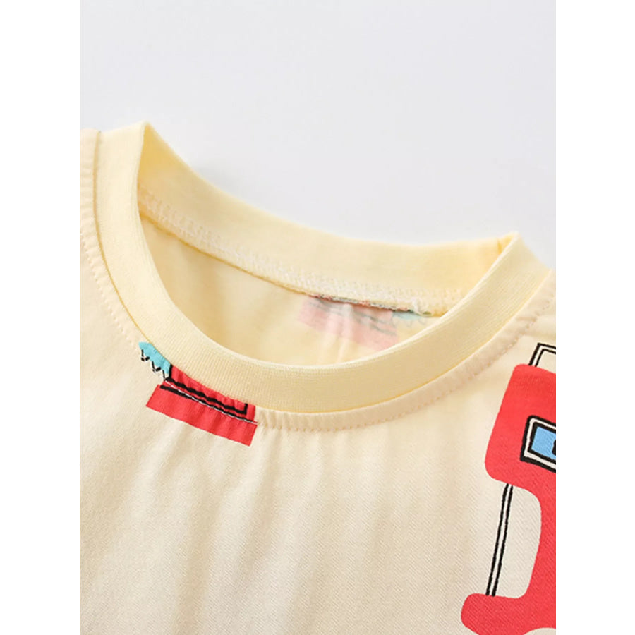 Children’s Animal Print Short Sleeve T-Shirt Apparel and Accessories