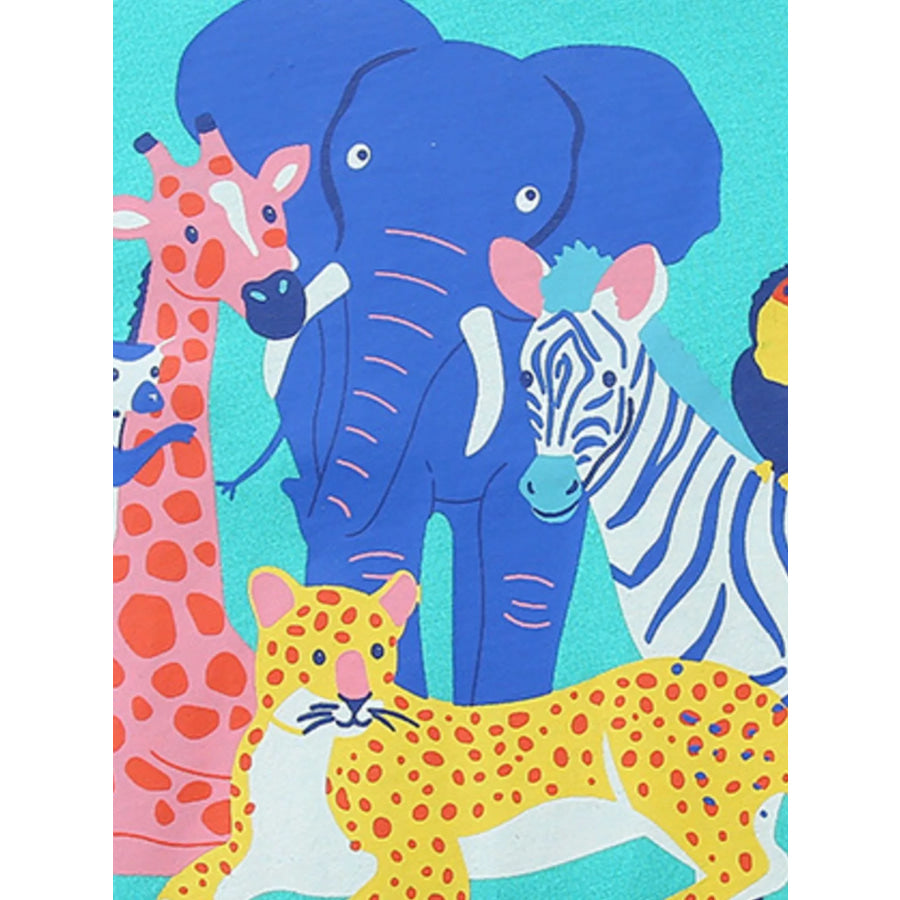 Children’s Animal Print Short Sleeve Tee and Shorts Set Apparel and Accessories