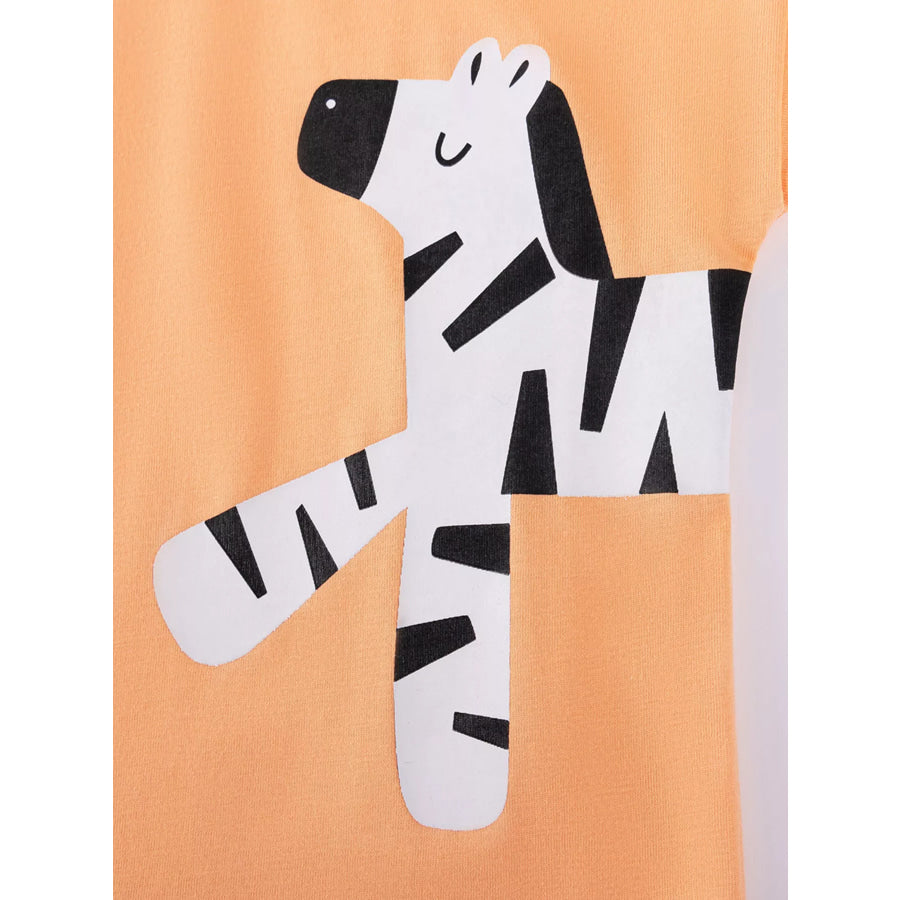 Children’s Animal Print T-Shirt & Shorts Set Apparel and Accessories