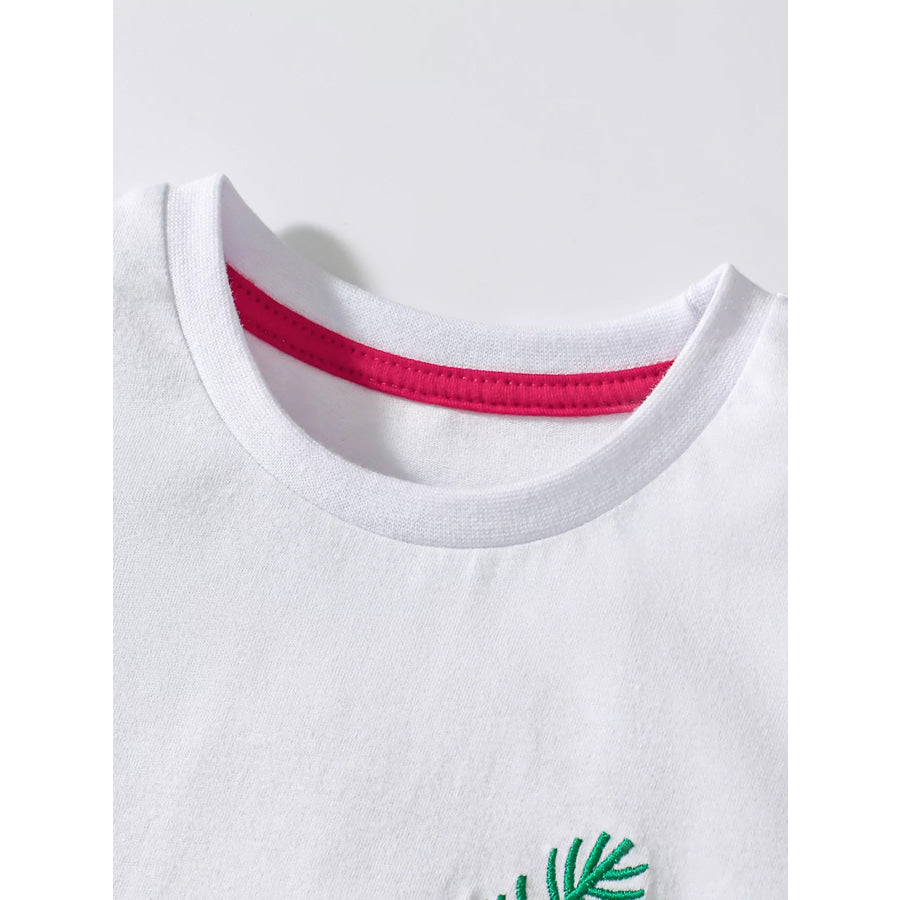 Children’s Animal Round Neck T-Shirt Apparel and Accessories