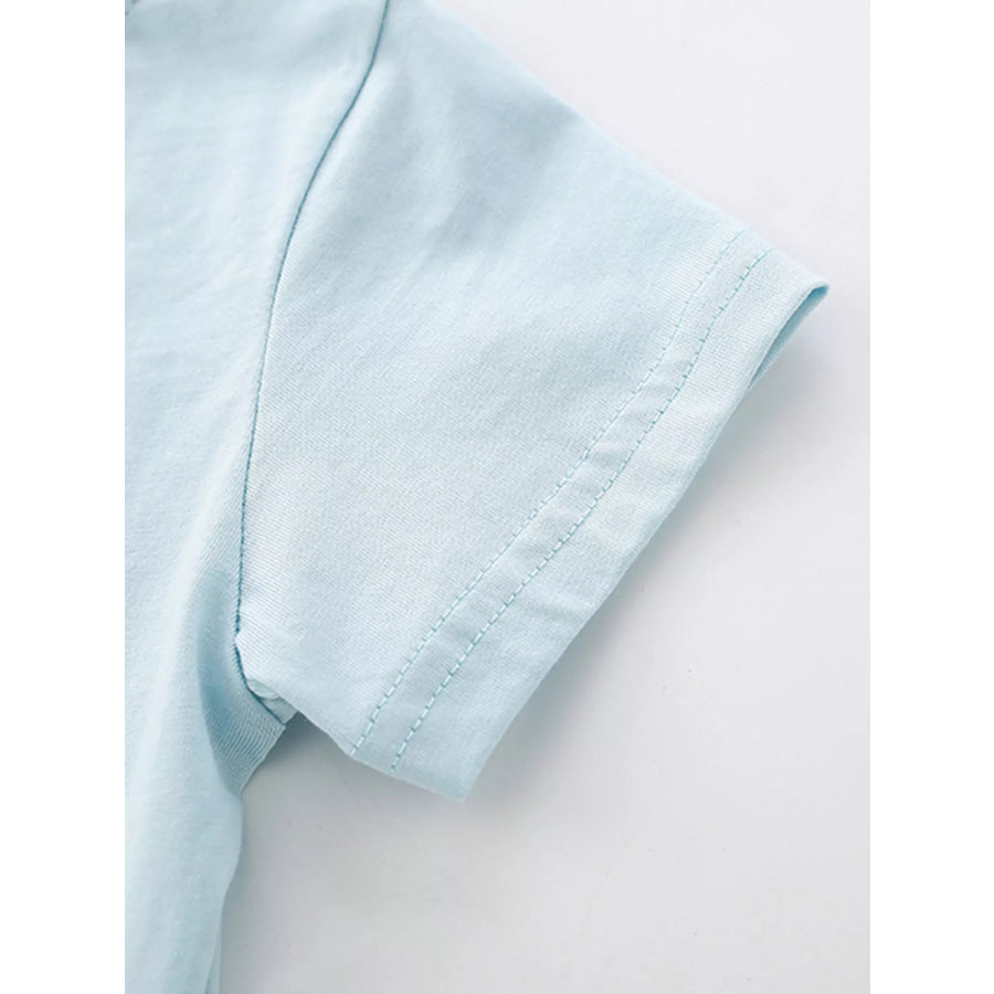 Children’s Animal Short Sleeve Tee and Shorts Set Apparel and Accessories