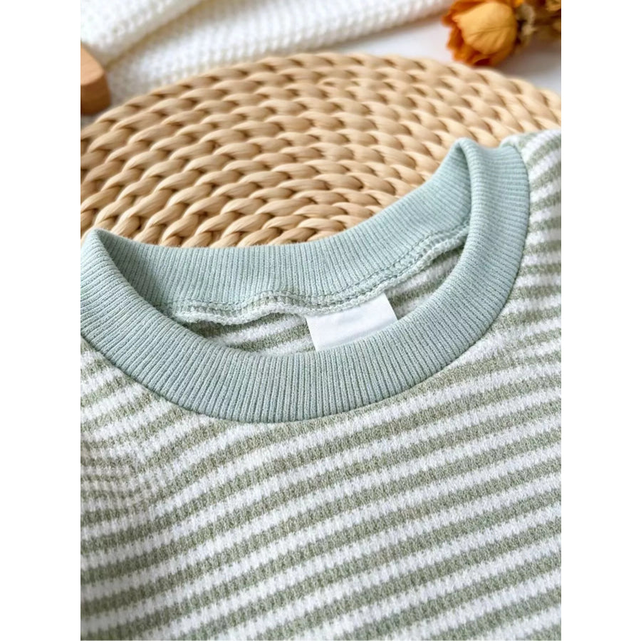 Children’s Animal Striped Long Sleeve Jumpsuit Apparel and Accessories