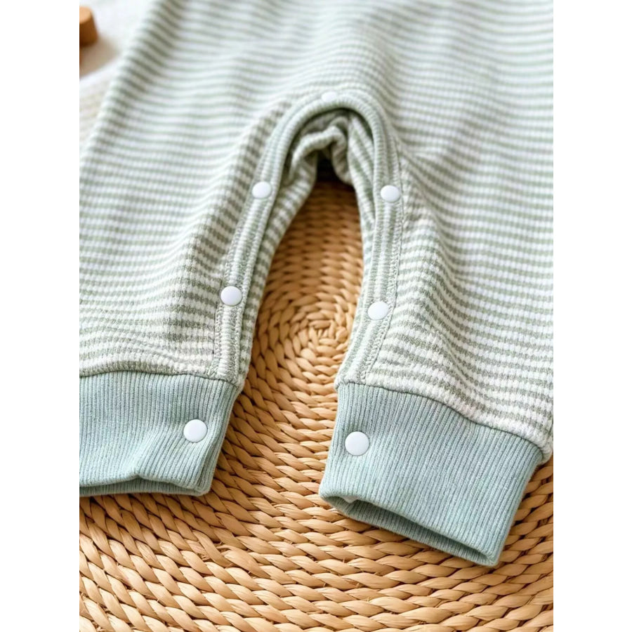 Children’s Animal Striped Long Sleeve Jumpsuit Apparel and Accessories
