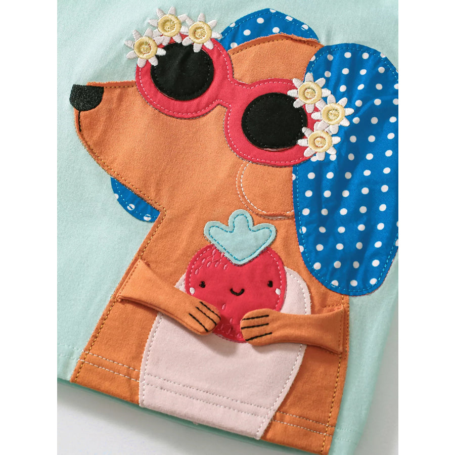 Children’s Animal Tee and Polka Dot Leggings Set Apparel and Accessories