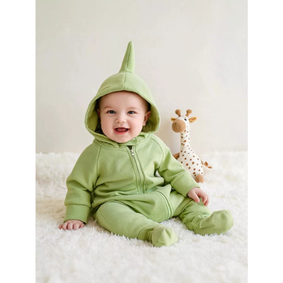 Children’s Antenna Hooded One-Piece Jumpsuit Apparel and Accessories