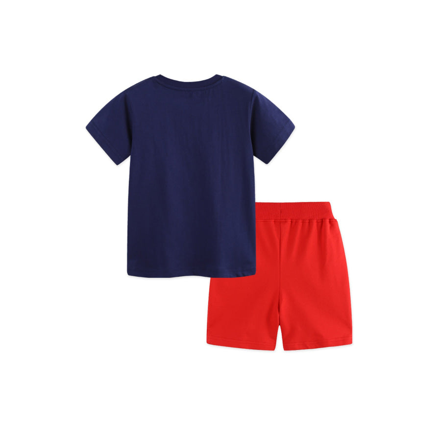 Children’s Astronaut Graphic Tee & Shorts Set Apparel and Accessories