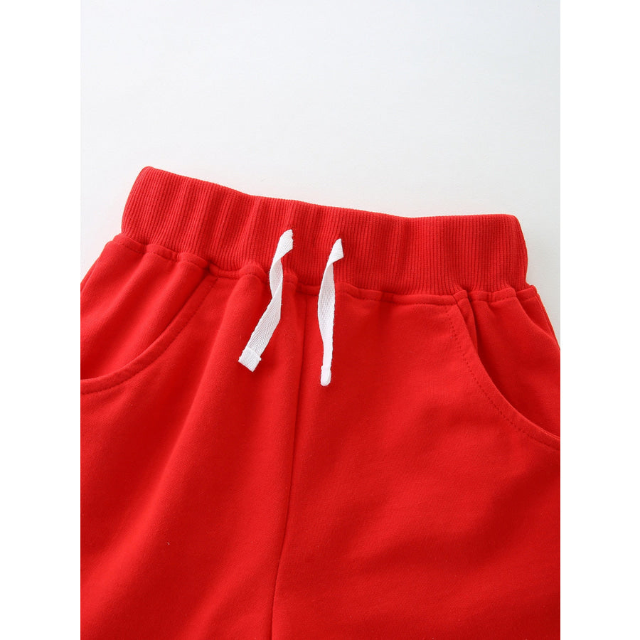 Children’s Astronaut Graphic Tee & Shorts Set Apparel and Accessories