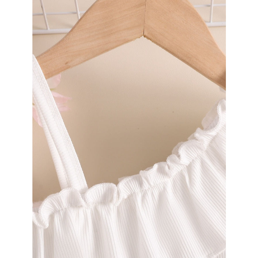 Children’s Asymmetrical Neck Top and Shorts Set Apparel Accessories