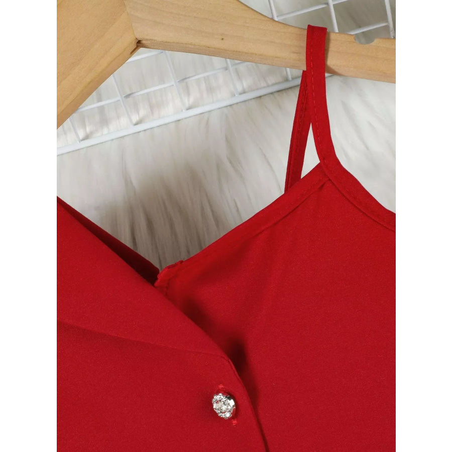 Children’s Asymmetrical Neck Vest & Skirt Set Apparel and Accessories