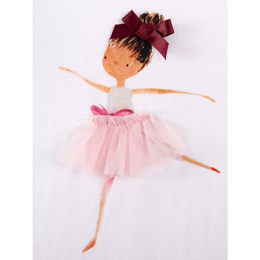 Children’s Ballerina Graphic Tee & Shorts Set Apparel and Accessories