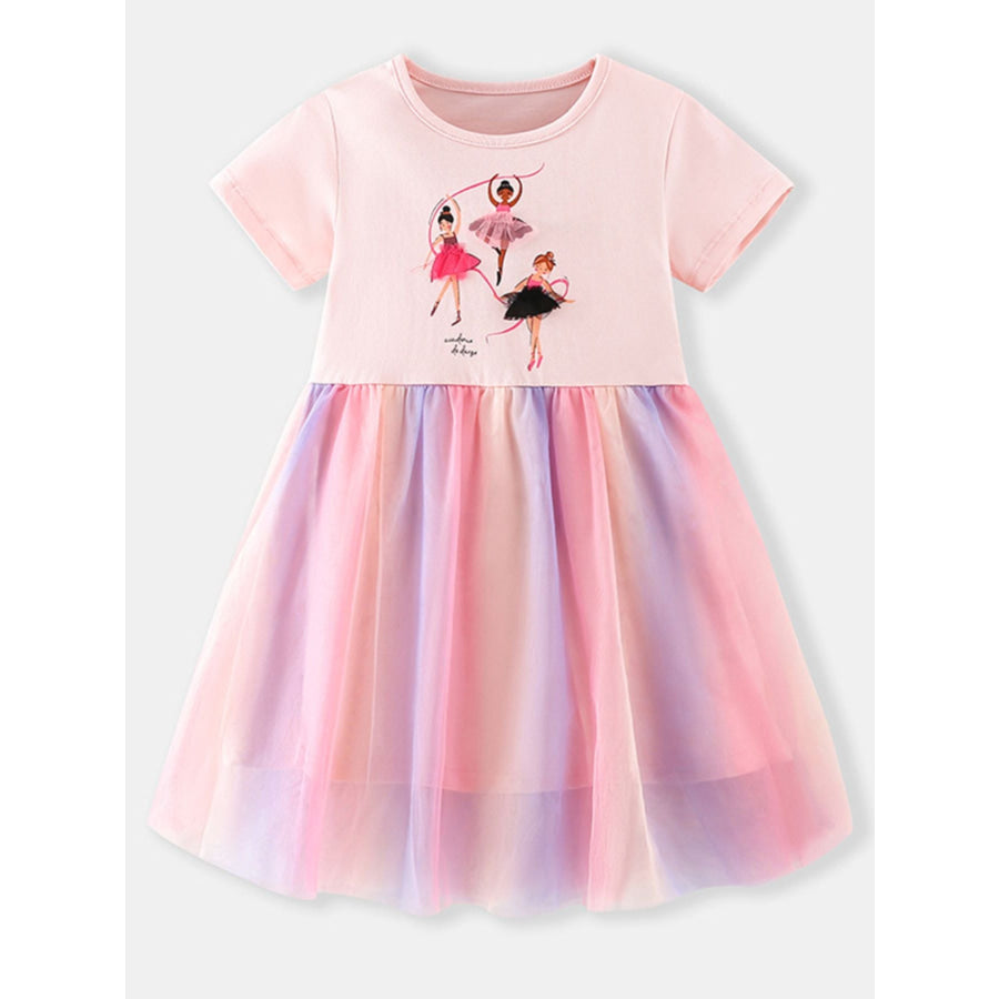 Children’s Ballerina Graphic Tulle Dress Apparel and Accessories