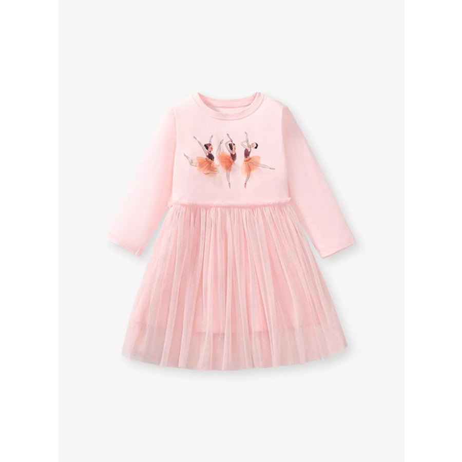 Children’s Ballerina Long Sleeve Tulle Dress Apparel and Accessories