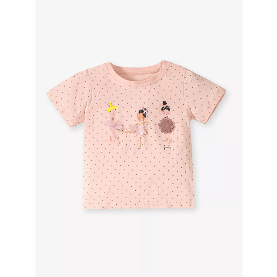Children’s Ballerina Round Neck Top and Pants Set Apparel and Accessories