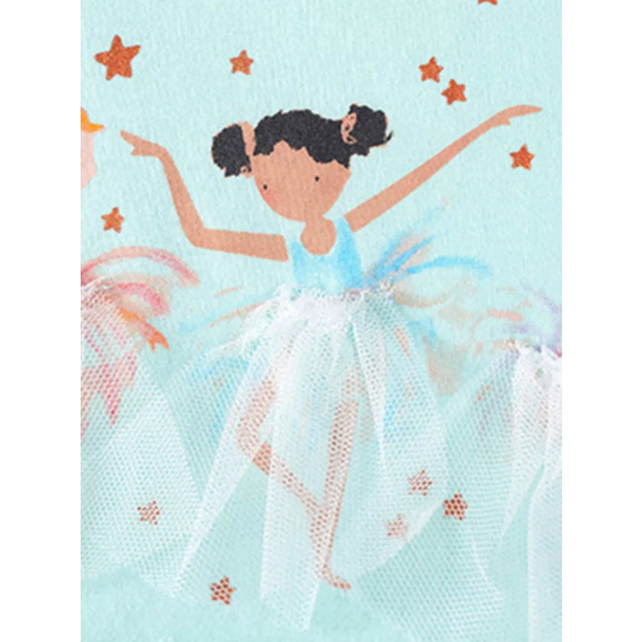 Children’s Ballerina Round Neck Tulle Dress Apparel and Accessories