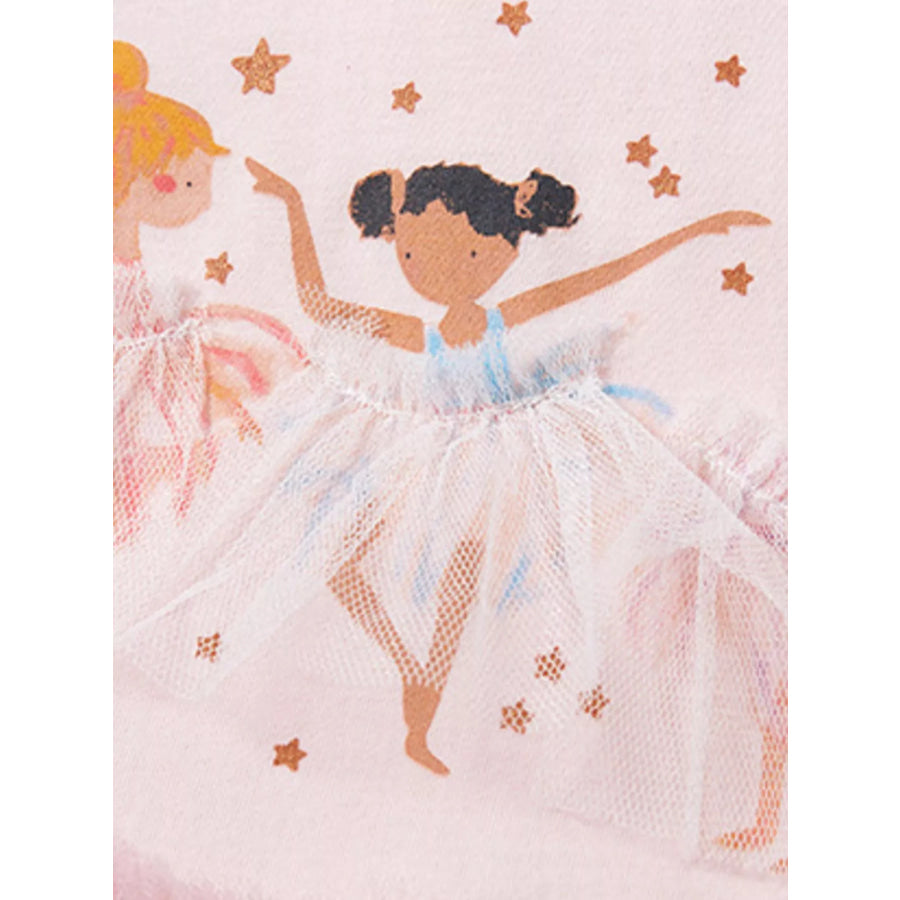 Children’s Ballerina Round Neck Tulle Dress Apparel and Accessories