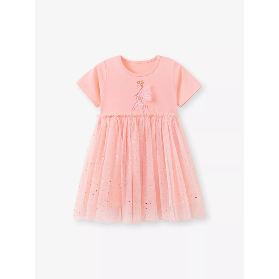 Children’s Ballerina Short Sleeve Tulle Dress Apparel and Accessories