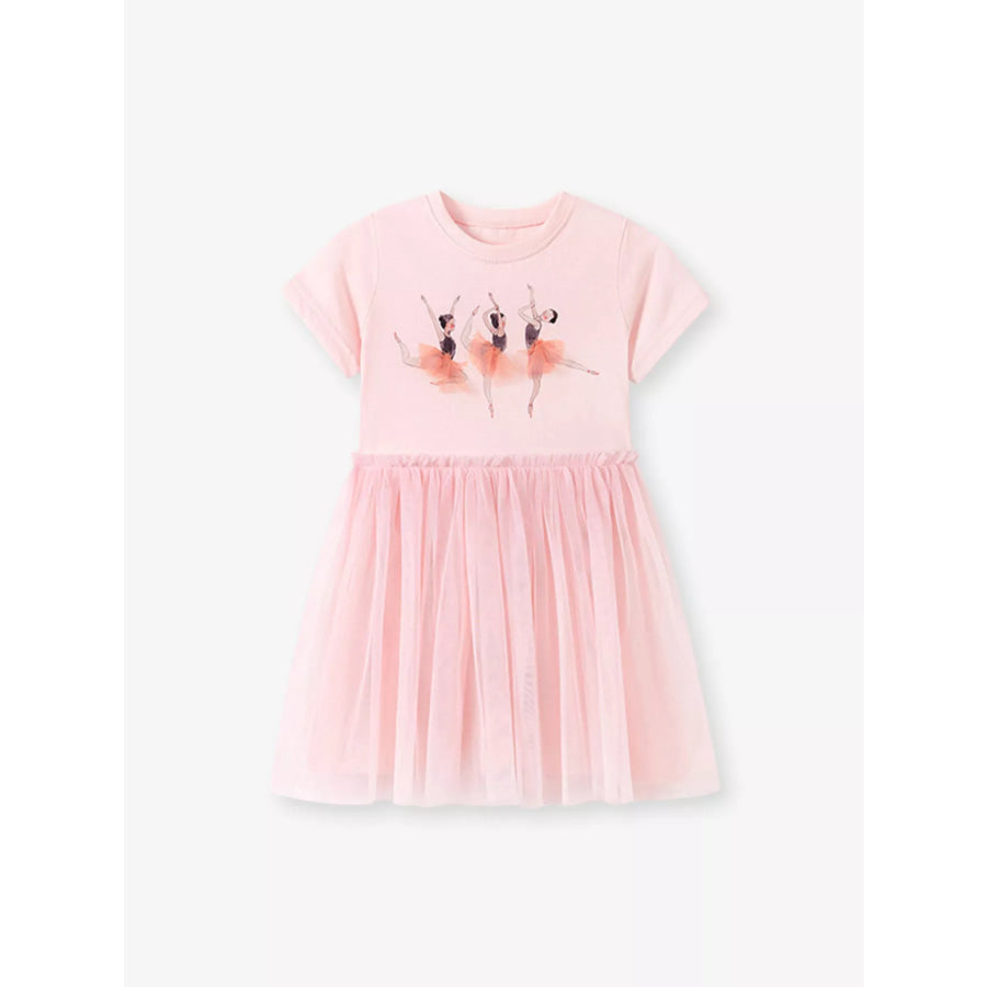 Children’s Ballerina Short Sleeve Tulle Dress Apparel and Accessories