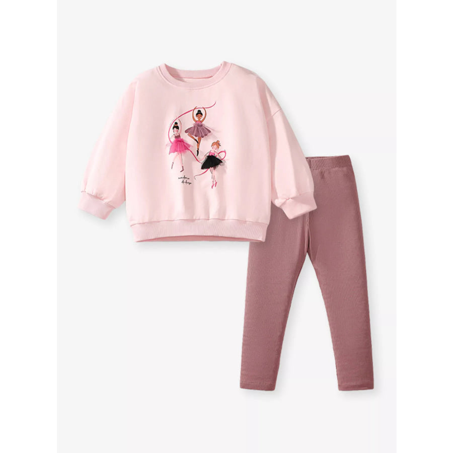 Children’s Ballerina Sweatshirt & Leggings Set Apparel and Accessories