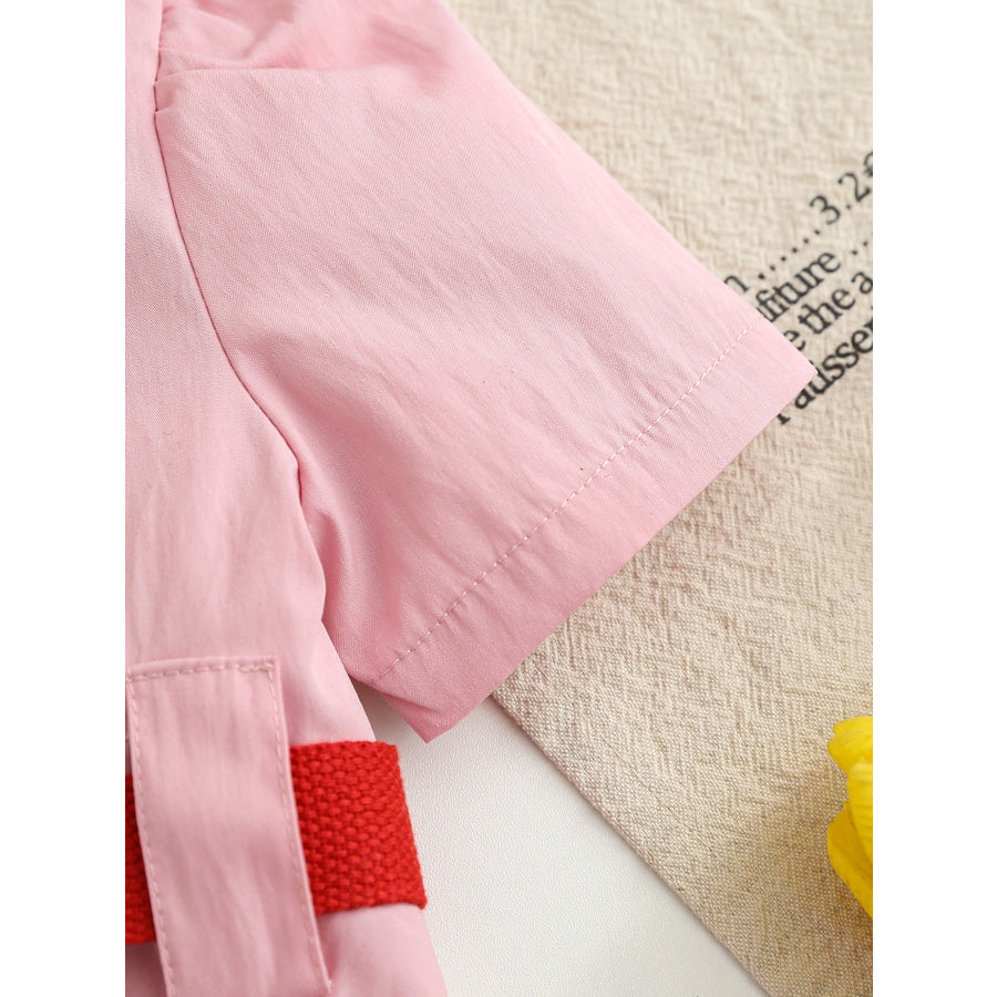 Children’s Baseball Embroidered Short Sleeve Dress Apparel and Accessories