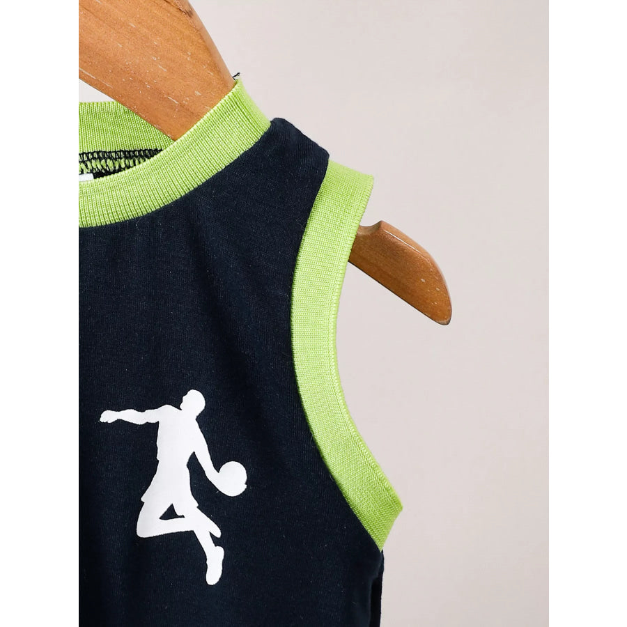 Children’s Basketball Player Tank Top & Shorts Set Apparel and Accessories