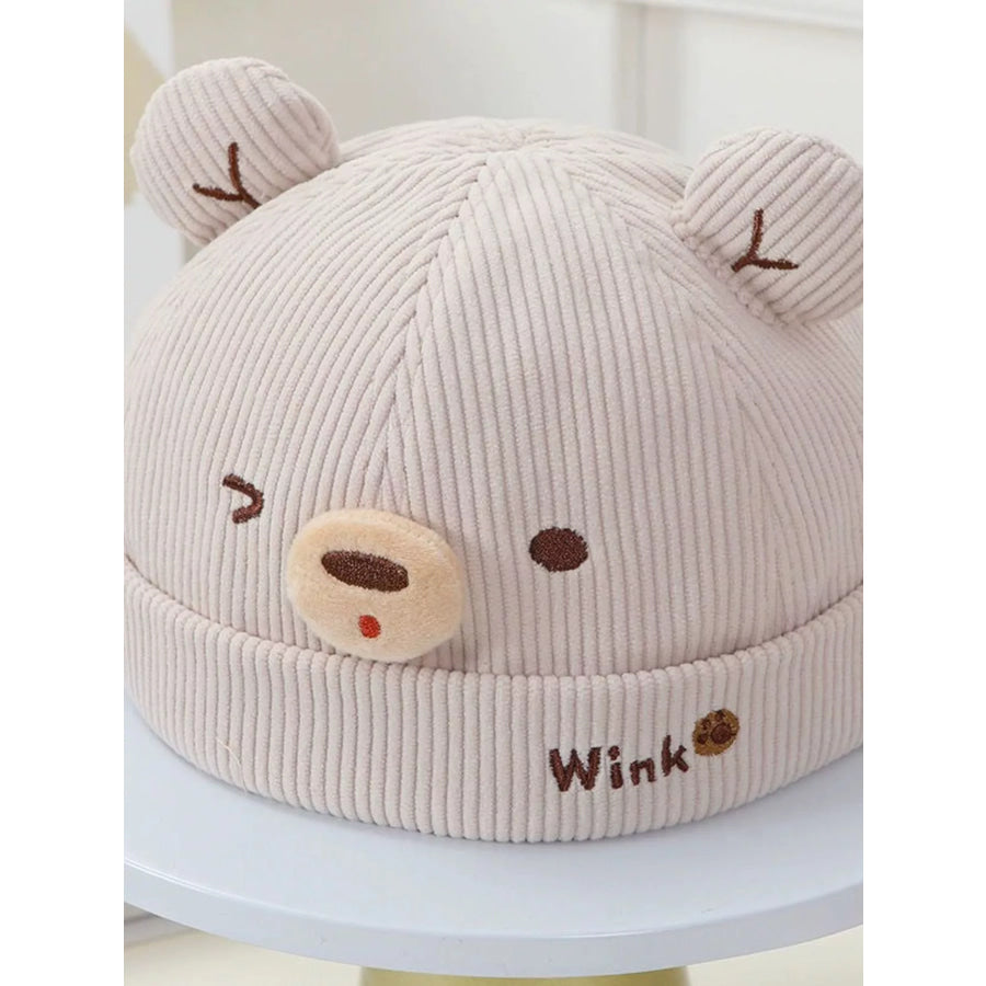 Children’s Bear Ear Corduroy Hat Apparel and Accessories
